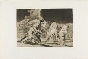 It is Amazing - and We were Made by God, plate seks fra Los Proverbios av Francisco Jose de Goya y Lucientes
