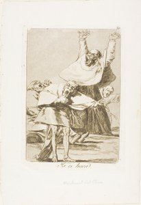 It is Time, plate 80 fra Los Caprichos av Francisco Jose de Goya y Lucientes