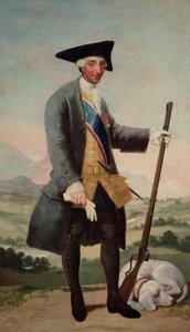 Kong Charles III (1716-88) som jeger av Francisco de Goya