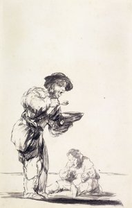 La Bouillie': Tiggere som spiser mos av Francisco de Goya
