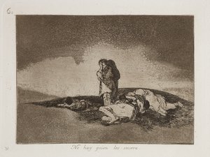 No Hay Quien Los Socorra (Det er ingen som hjelper dem) av Francisco Jose de Goya y Lucientes