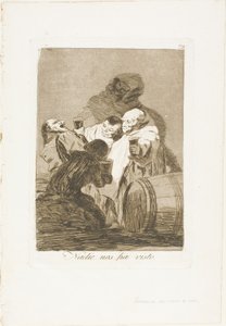 Ingen har sett oss, plate 79 fra Los Caprichos av Francisco Jose de Goya y Lucientes