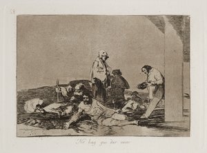 No hay que dar voces (det nytter ikke å gråte) av Francisco Jose de Goya y Lucientes