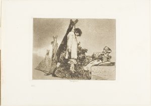 Ikke i dette tilfellet, plate 36 fra The Disasters of War av Francisco Jose de Goya y Lucientes