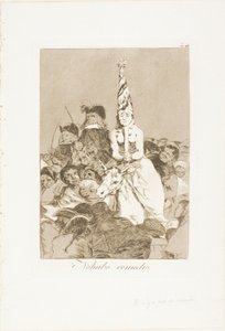 Ingenting kunne gjøres med det, plate 24 fra Los Caprichos av Francisco Jose de Goya y Lucientes