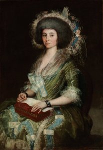 Portrett av Dona Manuela Camas, kona til Cean Bermudez - Maleri av Francisco de Goya (1746-1828) - 1795 - Olje på lerret - 121x84,5 - Szepmuveszeti Muzeum, Budapest av Francisco de Goya