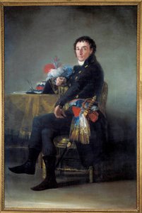 Portrett av Ferdinand Guillemardet, Frankrikes ambassadør i Spania (1765-1809) Maleri av Francisco de Goya (1746-1828) 1800-tallet Søn. 1,86x1,24 m - Portrett av Ferdinand Guillemardet, Frankrikes ambassadør i Spania (1765-1809). Maleri av Francisco de av Francisco de Goya
