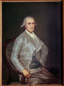 Portrett av Francisco Bayeu. Francisco Bayeu (1734-1795), maler og bror til kunstneren. Maleri av Francisco de Goya (1746-1795) 1795 Madrid, Prado-museet av Francisco de Goya
