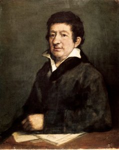 Portrett av Leandro Fernandez de Moratin (1760-1828), spansk poet og dramatiker. Maleri av Francis de Goya og Lucientes (1746-1828) av Francisco de Goya