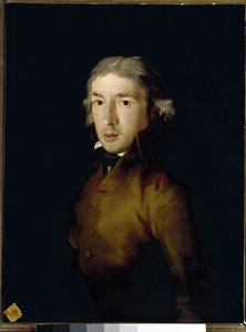 Portrett av Leandro Fernandez de Moratin, spansk poet og dramatiker. (olje på lerret av Francisco de Goya