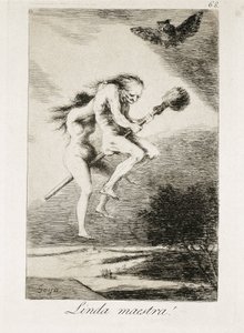 Pen lærer. 1793-1799 (akvatint) av Francisco Jose de Goya y Lucientes