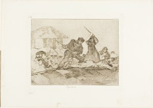 Rabble, plate 28 fra The Disasters of War av Francisco Jose de Goya y Lucientes