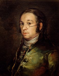 Selvportrett med briller av Francisco de Goya