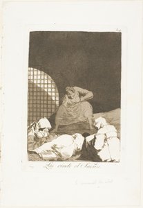 Sleep Overcomes Them, plate 34 fra Los Caprichos av Francisco Jose de Goya y Lucientes