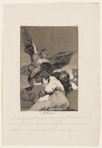 Snitches, tallerken fra "Los Caprichos", 1799 av Francisco de Goya