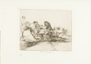 Det er det verste!, plate 74 fra The Disasters of War av Francisco Jose de Goya y Lucientes