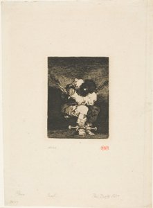 Forvaringen er like barbarisk som forbrytelsen ("Den lille fangen") av Francisco Jose de Goya y Lucientes