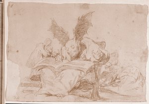 The Disasters of War: Against the common good (forberedende tegning av Francisco de Goya