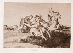 The Disasters of War: Charity (Gravering etter tegning av Francisco de Goya