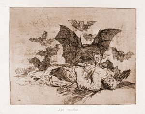 The Disasters of War: Resultatene (etsing fra forberedende tegning av Francisco de Goya