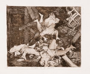 The Disasters of War: War damages (Gravering etter den forberedende tegningen av Francisco de Goya