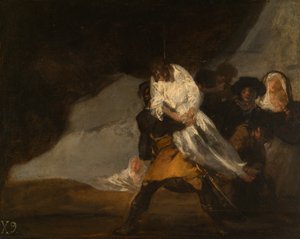 Den hengte munken av Francisco Jose de Goya y Lucientes