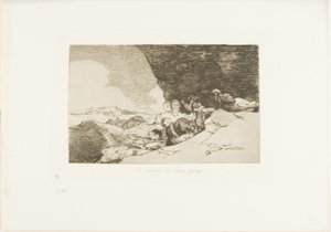 The Same Elsewhere, plate 23 fra The Disasters of War av Francisco Jose de Goya y Lucientes