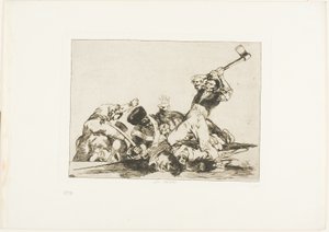 The Same, plate tre fra The Disasters of War av Francisco Jose de Goya y Lucientes