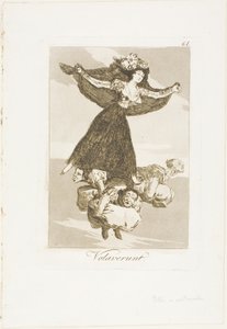 They Have Flown, plate 61 fra Los Caprichos (Caprices) av Francisco Jose de Goya y Lucientes