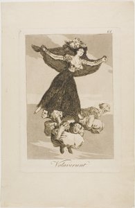 They Have Flown, plate 61 fra Los Caprichos av Francisco Jose de Goya y Lucientes