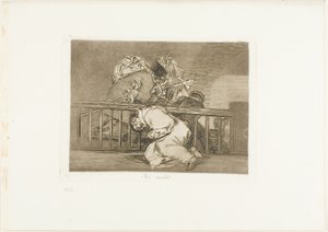 This is How it Happened, plate 47 fra The Disasters of War av Francisco Jose de Goya y Lucientes