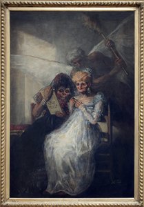 Tid, sa Les Vieilles. Maleri av Francisco de Goya y Lucientes (1746-1828), olje på lerret, ca 1808-1812, spansk kunst tidlig på 1800-tallet. Lille kunstmuseum. av Francisco de Goya