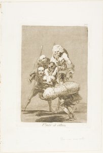 What One Dos to Another, plate 77 fra Los Caprichos av Francisco Jose de Goya y Lucientes