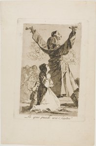 What a Tailor Can Do!, plate 52 fra Los Caprichos av Francisco Jose de Goya y Lucientes