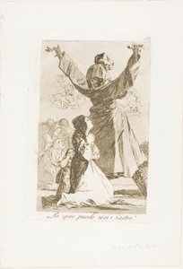 What a Tailor Can Do!, plate 52 fra Los Caprichos av Francisco Jose de Goya y Lucientes