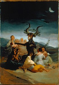 Heksesabbaten (olje på lerret) av Francisco Jose de Goya y Lucientes