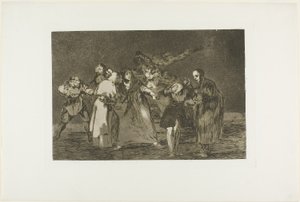Wounds Heal Quicker than Hasty Words, plate 16 fra Los Proverbios av Francisco Jose de Goya y Lucientes