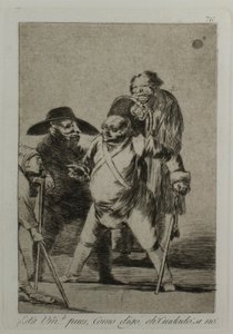 Du forstår? ... vel, som jeg sier... eh! Se opp! ellers..., plate 76, fra Los Caprichos av Francisco Jose de Goya y Lucientes