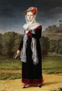 Portrett av Marie Louise, hertuginne av Parma (Wien av Francisco Lacoma