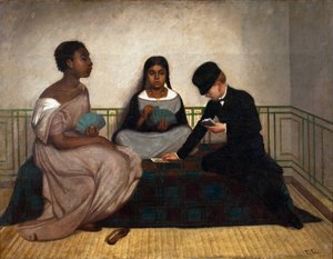 The Three Races or Equality before the Law av Francisco Laso (1823-1869), Lima Museum of Art