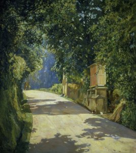 EL HORREO Y EL CARRO - 1944 - 100X90 CM