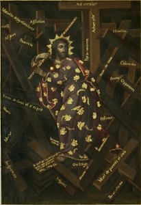 The Christ of the Crosses, tidlig på 1700-tallet. av Francisco Moyen