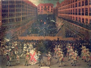 Auto de Fé i 1656 (olje på lerret)