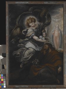 The Dream Of St. Joseph (olje på lerret)