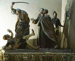 The Arrest of Christ, 1765 (polykromt tre) (for detaljer se 93243) av Francisco Salzillo