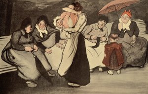 En solrik søndag i frisk luft, tegneserie fra LAssiette au Beurre, 23. august, 1902