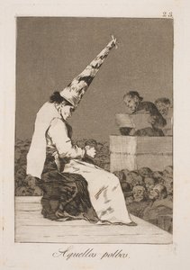 Fra støv kommer skitt av Francisco de Goya