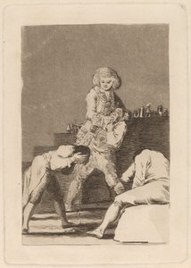 Al Conde Palatino (Til grev Palatine) av Francisco de Goya