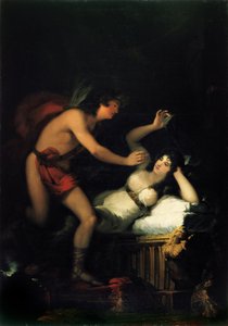 Allegori om kjærlighet Amor og psyke av Francisco de Goya