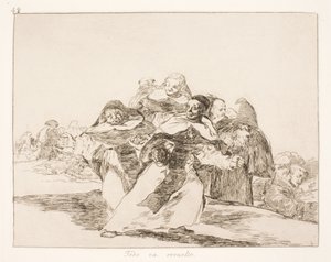 Alt går galt (42) av Francisco de Goya